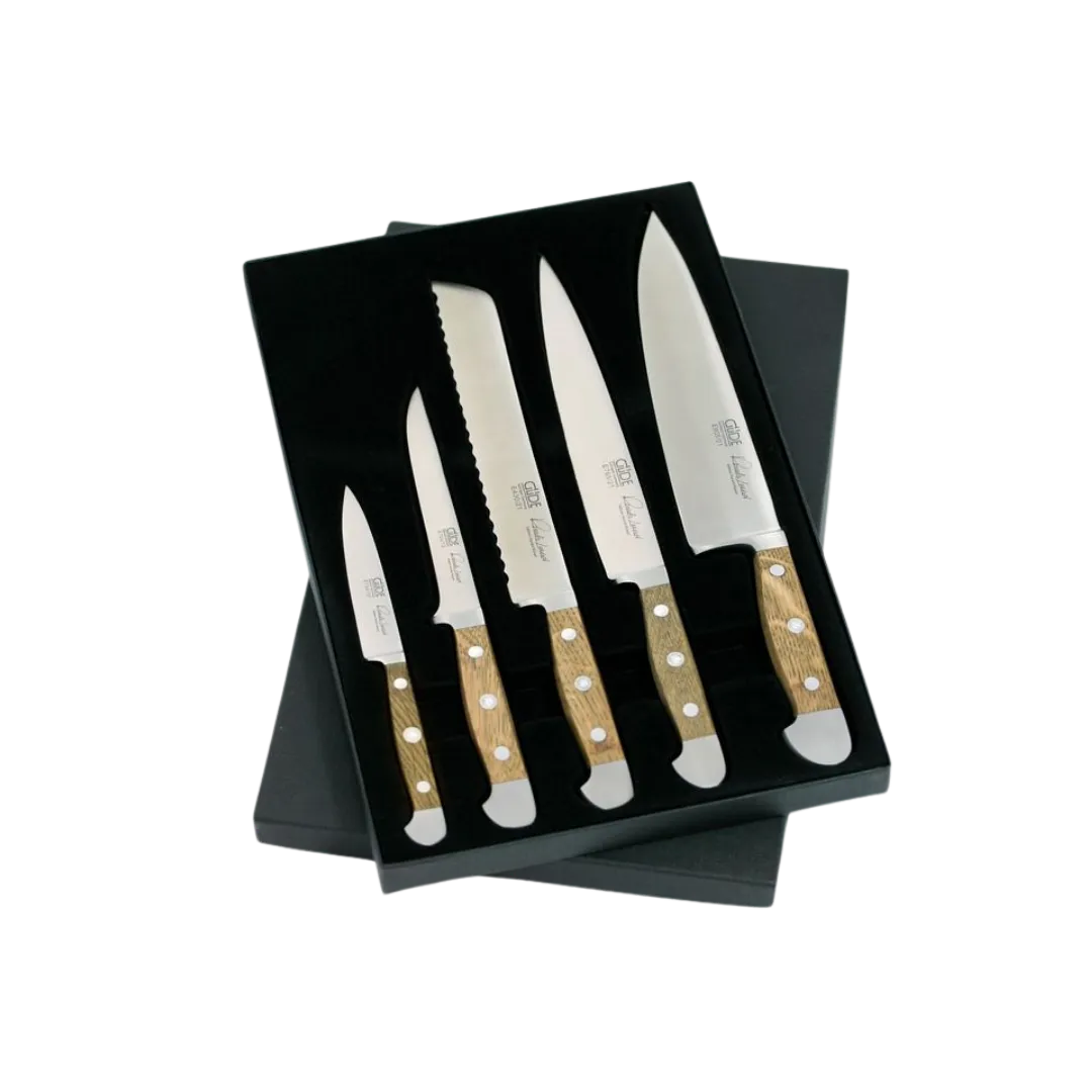 16-16934_Güde_Alpha Fasseiche 5-teiliges Messerset im Geschenkkarton 16-16934_Güde_Alpha Fasseiche 5-teiliges Messerset im Geschenkkarton